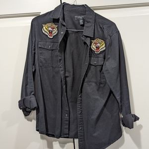 Lion Printed over-shirt